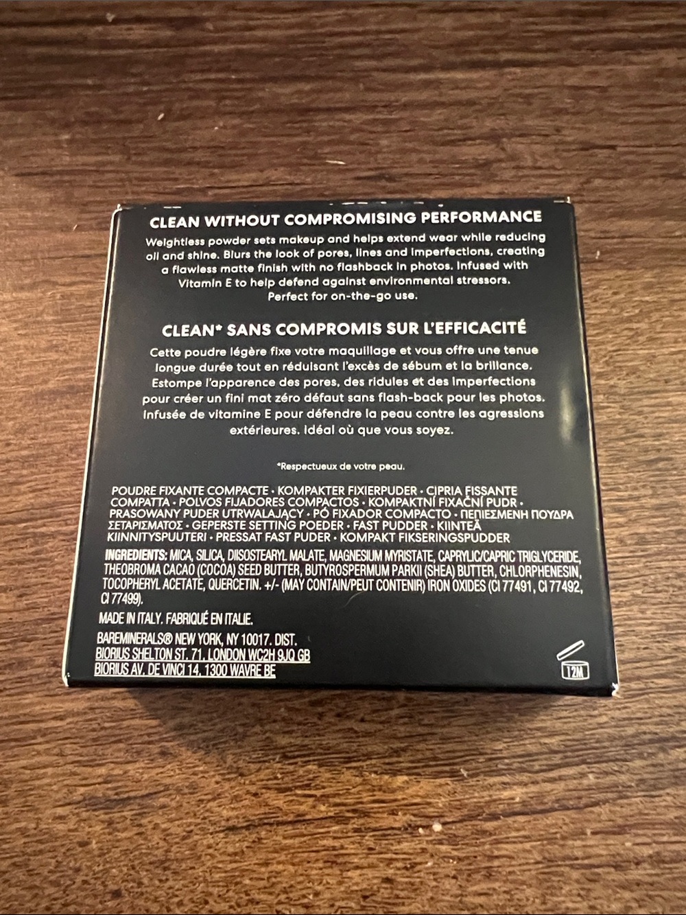 bareMinerals Pressed Setting Powder Compact - Black - Picture 2 of 5